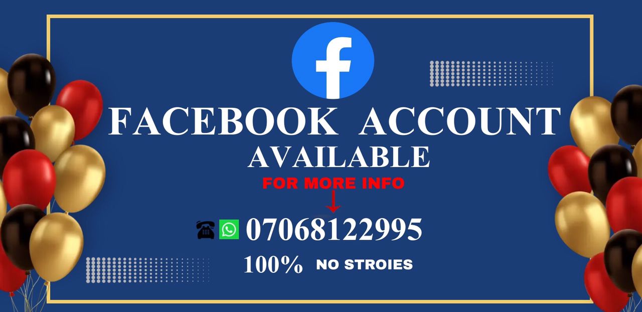 Facebook account for sale